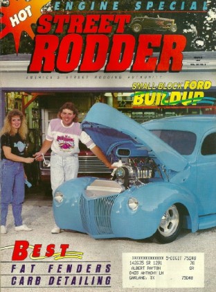 STREET RODDER 1991 MAR - SMALL BLOCK FORD BUILDUP, POPULAR INLINE SIXES